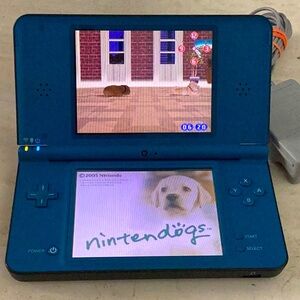 Nintendo DSi XL Console & Charger Handheld System Blue